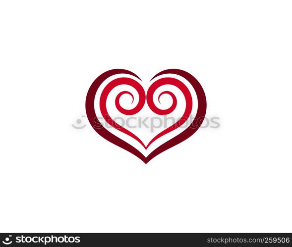 Beauty Love Vector icon illustration design Template