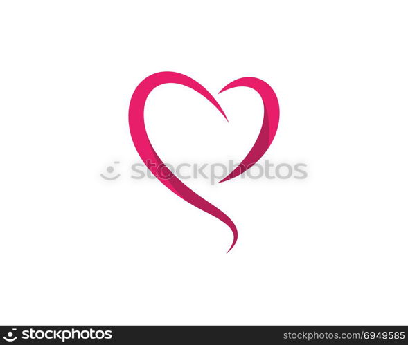 Beauty Love Vector icon illustration design Template