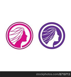 Beauty salon and spa logo vector icon design template vector