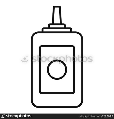 Beauty salon bottle icon. Outline beauty salon bottle vector icon for web design isolated on white background. Beauty salon bottle icon, outline style