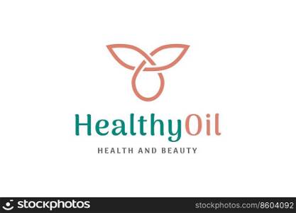 Beauty serum oil logo