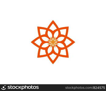 Beauty Vector flowers design logo Template icon