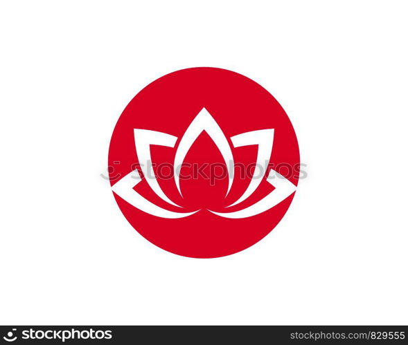 Beauty Vector Lotus flowers design logo Template icon