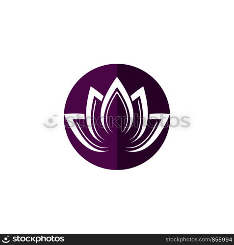 Beauty Vector Lotus flowers design logo Template icon