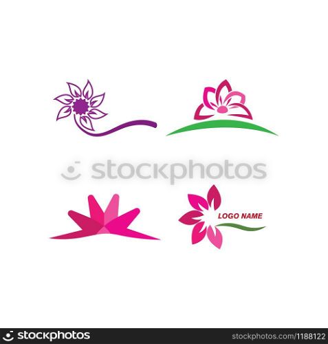 Beauty Vector Lotus flowers logo