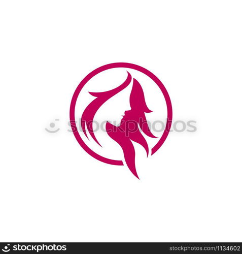 Beauty Women Icon Logo Template vector