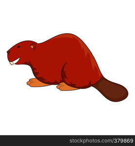 Beaver icon. Cartoon illustration of beaver vector icon for web. Beaver icon, cartoon style