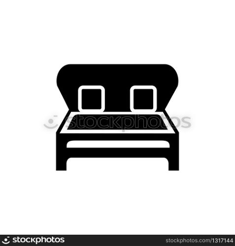 bed icon design, flat style icon collection
