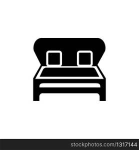 bed icon design, flat style icon collection