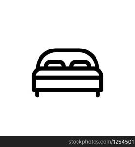 Bed icon design vector template