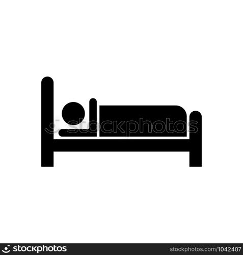 Bed icon trendy