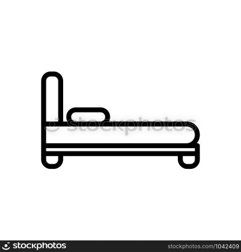 Bed icon trendy