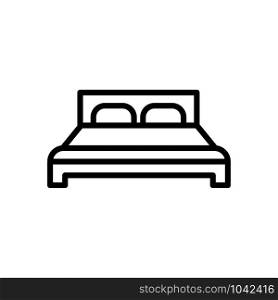 Bed icon trendy