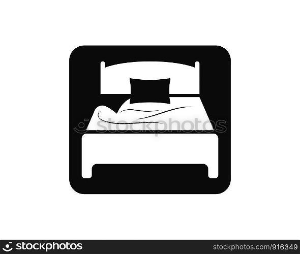 bed icon vector illustration design template