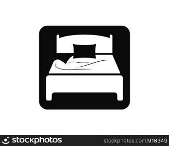 bed icon vector illustration design template