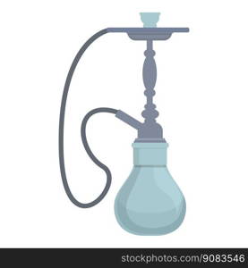 Bedouin hookah icon cartoon vector. C&desert. Cute scarf. Bedouin hookah icon cartoon vector. C&desert