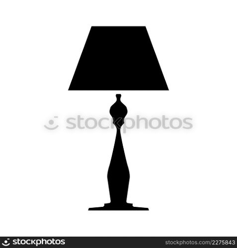Bedside lamp icon vector sign and symbols