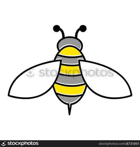 bee element vector illustration design