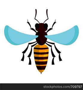 Bee icon. Cartoon illustration of bee vector icon for web. Bee icon, cartoon style