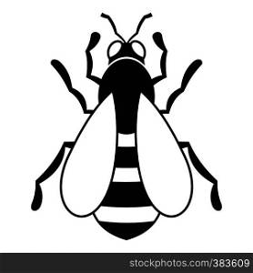Bee icon. Simple illustration of bee vector icon for web. Bee icon, simple style