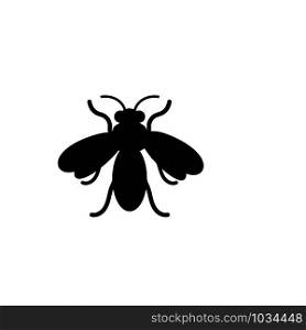 Bee icon Vector Illustration design Logo template