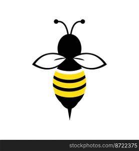 Bee icon vector illustration symbol design