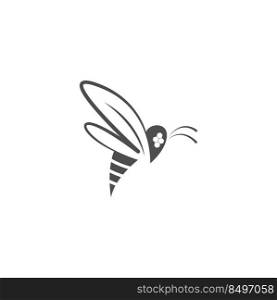 Bee logo icon design