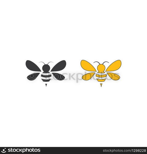 Bee Logo illustration vector design