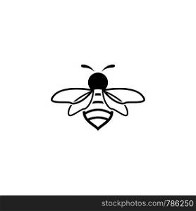 Bee logo images illustration design