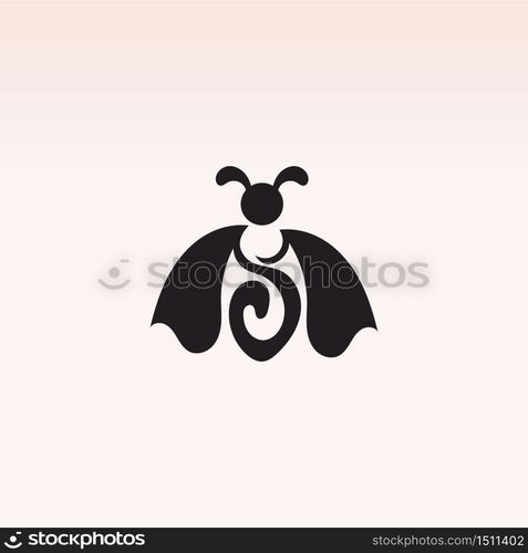 Bee logo simple and modern inspiration for business template vector design