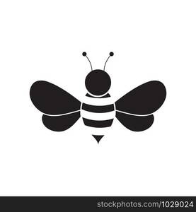 Bee Logo Template vector icon illustration design