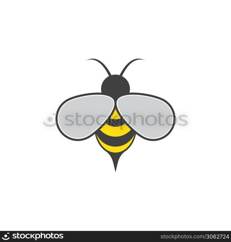 Bee Logo Template vector icon illustration design