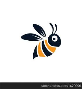 Bee logo vector icon design