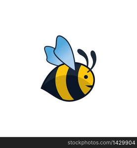 Bee logo vector icon design