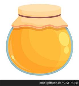 Bee nectar jar icon cartoon vector. Honey comb. Gold syrup. Bee nectar jar icon cartoon vector. Honey comb