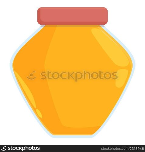 Bee nectar jar icon cartoon vector. Honey flower. Gold liquid. Bee nectar jar icon cartoon vector. Honey flower