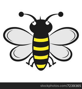 bee. simple vector icon for theme design isolated on white background