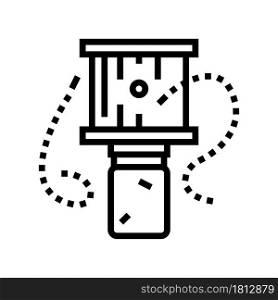 bee trap beekeeping line icon vector. bee trap beekeeping sign. isolated contour symbol black illustration. bee trap beekeeping line icon vector illustration