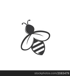 Bee vector icon illustration design concept