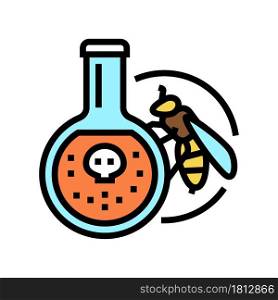 bee venom beekeeping color icon vector. bee venom beekeeping sign. isolated symbol illustration. bee venom beekeeping color icon vector illustration