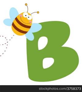 Bee With Letters B