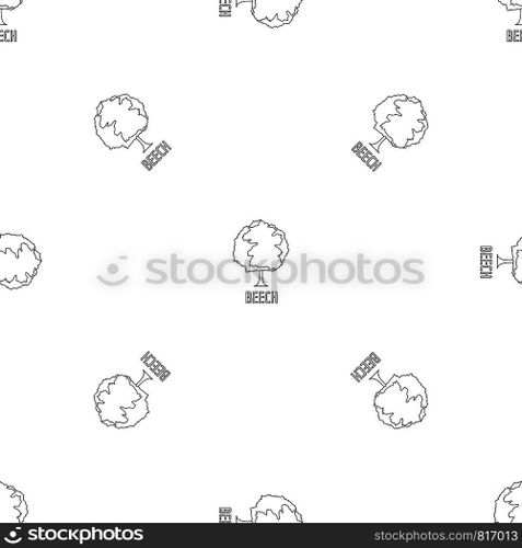 Beech pattern seamless vector repeat geometric for any web design. Beech pattern seamless vector