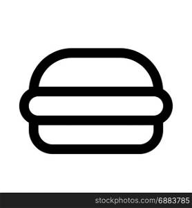 beef burger, icon on isolated background,