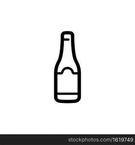 beer bottle icon vector design trendy
