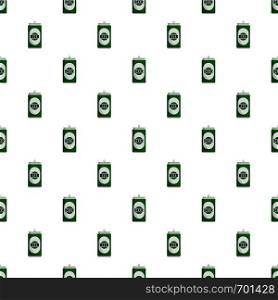 Beer can pattern seamless in flat style for any design. Beer can pattern seamless