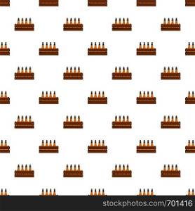 Beer crate pattern seamless in flat style for any design. Beer crate pattern seamless