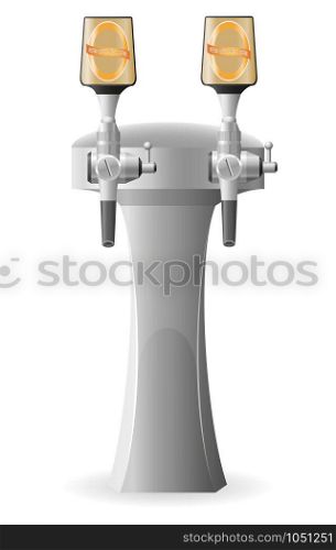 beer equipment vector illustration isolated on white background