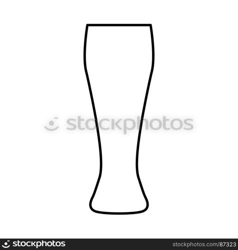 Beer glass icon .