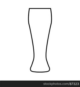 Beer glass icon .