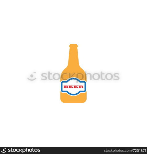 Beer glass oktoberfest logo template